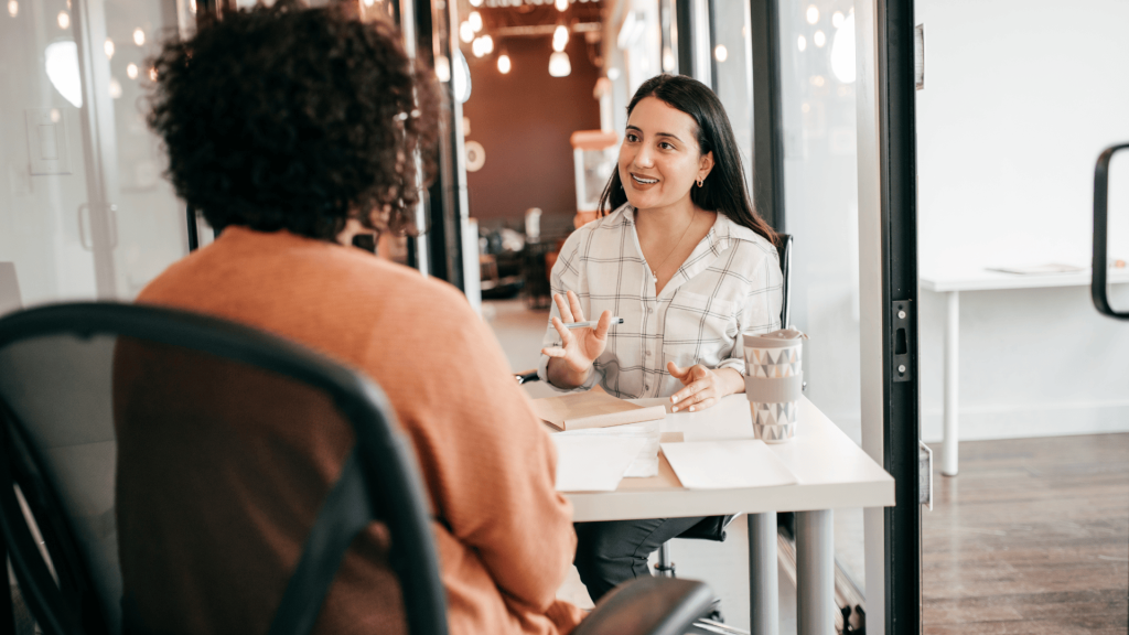 Déroulement du bilan de compétences avec un consultant.